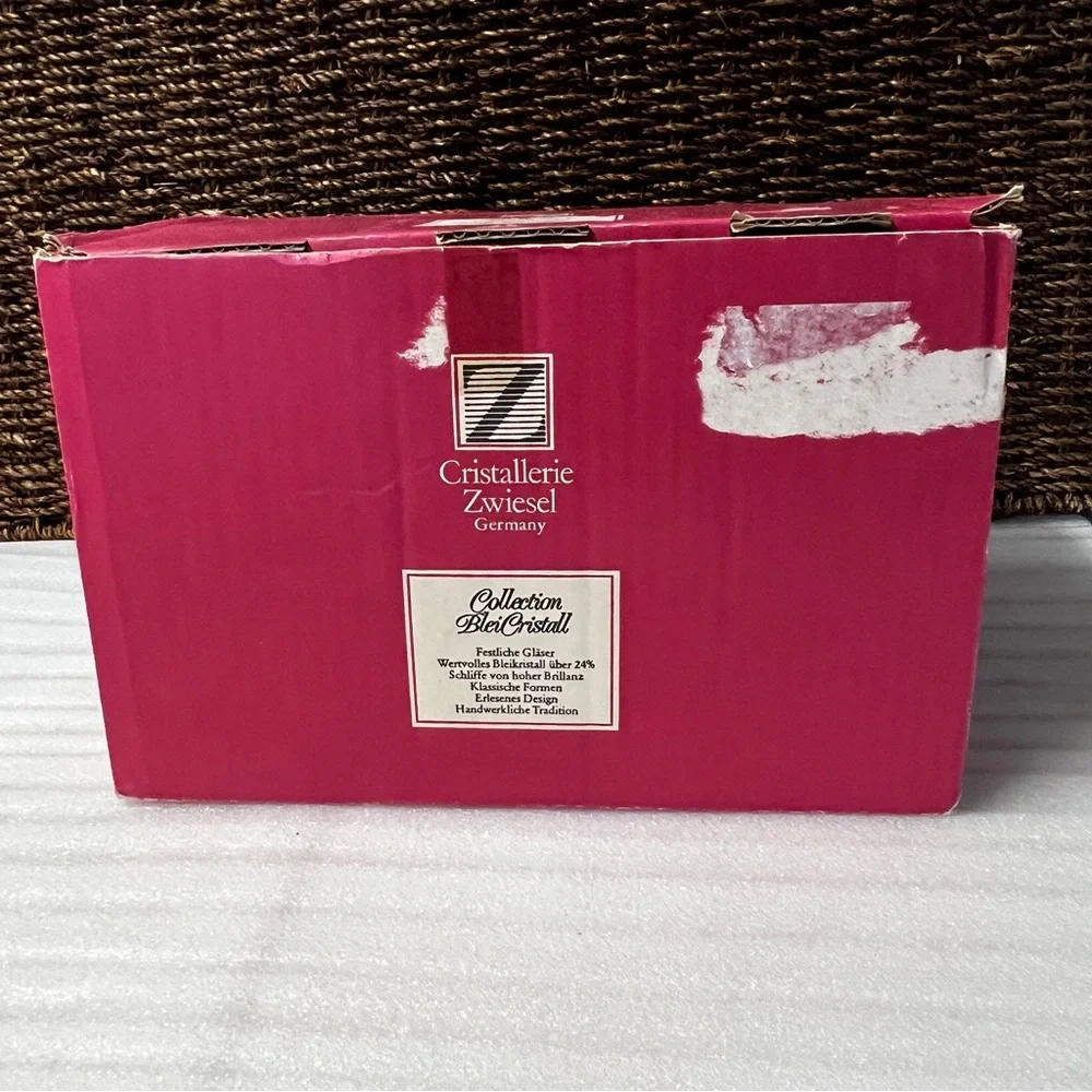 Vintage 70’s (1976) Schott-Zwiesel Tosca Claret Wine Glasses Set of 6